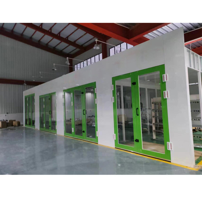 Ντίζελ Turbo ανεμιστήρας αυτοκινήτου Spray Booth 32 PCs υπέρυθρες λάμπες εύκολη στη λειτουργία