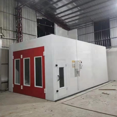 48 LED λαμπτήρες και ανεμιστήρας εξάτμισης 7,5 kW CE Εγκριθείσα θήκη ψεκασμού για βαφή αυτοκινήτων