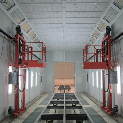 Βάθρο ψεκασμού 220V 39KW με φως LED και ανεμιστήρες 11KW