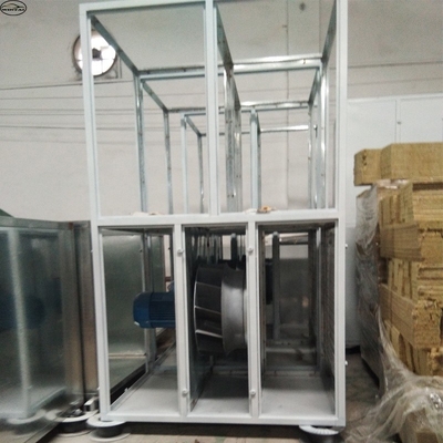 Ελέγχου ρύπανσης Μηχανή βαφής αυτοκινήτων Εγκρίθηκε από το CE Τμήμα ψεκασμού αυτοκινήτων με ανεμιστήρα ευρωπαϊκού τύπου