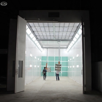 39KW CE Εγκριθείσα Βιομηχανική Σπρέι Κούμπα Φούρνο για λεωφορείο φορτηγό Πίνακα βαφής 15000mm