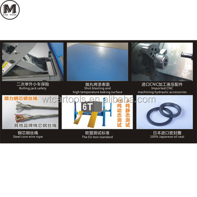 Δυνατότητα ανύψωσης 4000 κιλά 4 Post Car Hoist 4720mm μήκος 2.2KW ισχύς κινητήρα