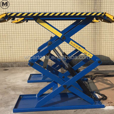 61"/1550mm μήκος πλατφόρμας 3 τόνους φορητό ανελκυστήρα αυτοκινήτου με διπλό κύλινδρο