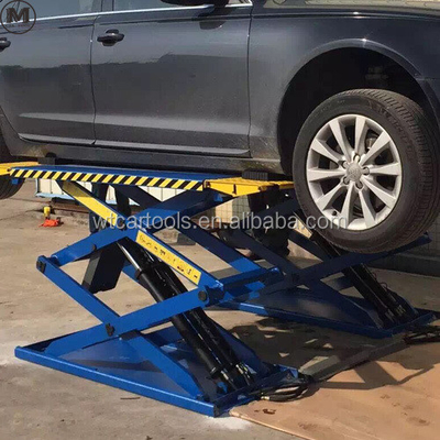 61"/1550mm μήκος πλατφόρμας 3 τόνους φορητό ανελκυστήρα αυτοκινήτου με διπλό κύλινδρο