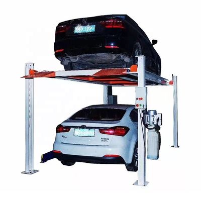 Four Post Parking Lift for Vehicle Elevator 12 Units Loading Qty Low Maintenance Cost