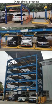 Σύστημα στάθμευσης κάθετου κυκλώματος 11 στρωμάτων με εύκολη λειτουργία και σχεδιασμό εξοικονόμησης χώρου