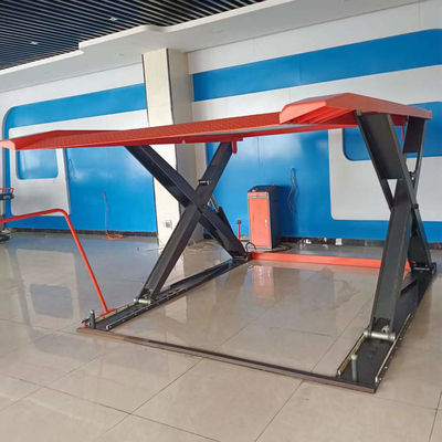 2.2KW κινητήρα διπλό κατάστρωμα ψαλίδι αυτοκινητοκινητήρα ανελκυστήρα στάθμευσης για 5000mm * 2000mm * 1900mm μέγεθος αυτοκινήτου