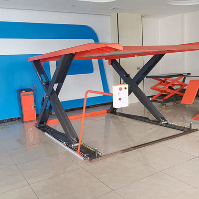 2.2KW κινητήρα διπλό κατάστρωμα ψαλίδι αυτοκινητοκινητήρα ανελκυστήρα στάθμευσης για 5000mm * 2000mm * 1900mm μέγεθος αυτοκινήτου