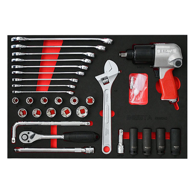 Besita 6685S 66pcs Tool Set Trolley 4 συρτάρια Εύκολο για συντήρηση ελαστικών