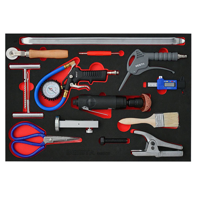 Besita 6685S 66pcs Tool Set Trolley 4 συρτάρια Εύκολο για συντήρηση ελαστικών