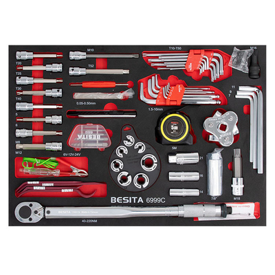 BESITA Grey 6691 257pcs Εργαλειομηχανικό σετ για επισκευή οχημάτων εκτός δρόμου