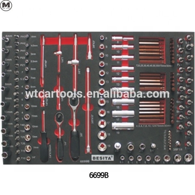 400pcs γκαράζ εργαλεία φορτηγό σετ μεγάλης χωρητικότητας με 8 συρτάρια 5pcs τροχούς
