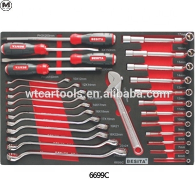 400pcs γκαράζ εργαλεία φορτηγό σετ μεγάλης χωρητικότητας με 8 συρτάρια 5pcs τροχούς