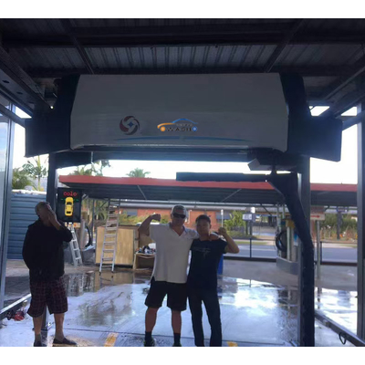 120 bar Πλήρως αυτόματο πλυντήριο αυτοκινήτων Αυτοκίνητο 4 στεγνωτήρες αέρα πλυντήριο νερού Σύστημα ανακύκλωσης νερού 360 άγγιγμα δωρεάν πλυντήριο αυτοκινήτων 24ωρη εξυπηρέτηση αυτόματο ρομπότ πλύσης αυτοκινήτων