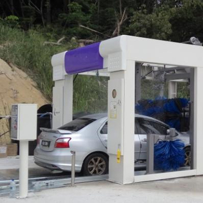 Επτά βούρτσοι Αυτοκίνητο πλυντήριο αυτοκινήτων Υψηλής πίεσης Πλυντήριο αυτοκινήτων Σύστημα ελέγχου PLC Αυτοματοποιημένα συστήματα πλυντηρίων αυτοκινήτων