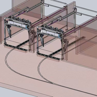 Σύστημα πλύσης αυτοκινήτων με αναστροφή 304 από ανοξείδωτο χάλυβα Αυτοματοποιημένο πλύσιμο αυτοκινήτων χωρίς επαφή Ρομποτικό εξοπλισμό πλύσης αυτοκινήτων χωρίς επαφή