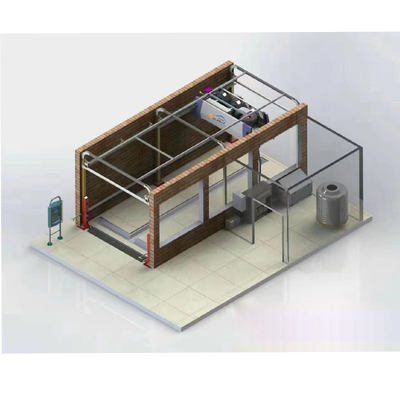 Σύστημα πλύσης αυτοκινήτων με αναστροφή 304 από ανοξείδωτο χάλυβα Αυτοματοποιημένο πλύσιμο αυτοκινήτων χωρίς επαφή Ρομποτικό εξοπλισμό πλύσης αυτοκινήτων χωρίς επαφή