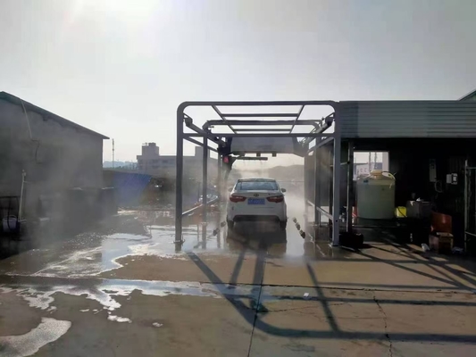 7500*3500*3200mm Μεταλλικό Αυτόματο Πλυντήριο Αυτοκινήτων Χωρίς Επαφή AC380V 100Bar Σύστημα Πλυσίματος Αυτοκινήτων Χωρίς Επαφή