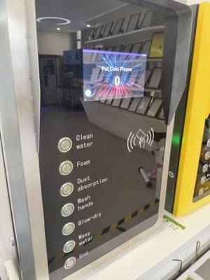 Ελεγκτής αυτοεξυπηρέτησης πλυντηρίου αυτοκινήτων, από ανοξείδωτο χάλυβα 304 οθόνη διαίρεσης τύπου πολυλειτουργικό πλυντήριο αυτοκινήτων