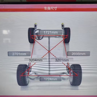 BIVEO Οικονομικό εξοπλισμό ευθυγράμμισης αυτοκινήτων 3D 80kg με οθόνη 32 "