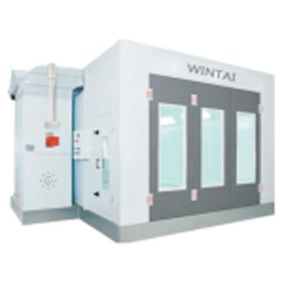 Υπερύθμιση με υπέρυθρες ακτινοβολίες Καμινάδα ψεκασμού αυτοκινήτων Συμπεριλαμβανομένης πλατφόρμας Καμινάδα χρώματος πόρτας αυτοκινήτων