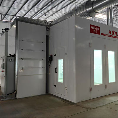 Diesel Burner Car Spray Booth with 24000m3/h Capacity and 80℃ Max Temperature for Automotive Painting