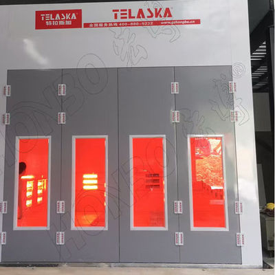Automotive Paint Spray Booth Diesel Burer  Car Spray Paint Booth Automotive Including platform Paint Booth 4T Auto Body Spray Booth