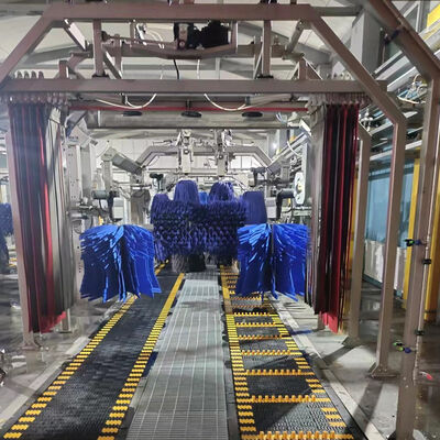 Πλύντε τέσσερα αυτοκίνητα ταυτόχρονα Αυτόματο Πλυντήριο Αυτοκινήτων Τύπου Σήραγγας Αυτοματοποιημένα Συστήματα Πλυσίματος Αυτοκινήτων με 14 βούρτσες